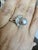 Metal Tahitian Pearl Baguette Diamond 14 Karat White Gold Ring, Size 7 For Sale - Image 7 of 10