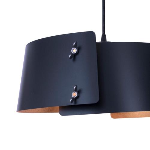 Metal Glipa Flush Mount in Black Brass by Jesper Ståhl for Konsthantverk For Sale - Image 7 of 12