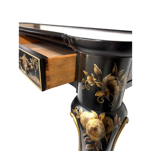 A Chinoiserie Decorated Console / Sofa Table For Sale - Image 4 of 6