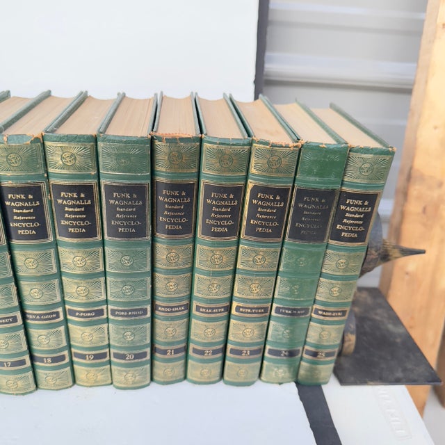 1960s 1960s Complete Encyclopedia by Funk and Wagnalls- Set of 25 Books For Sale - Image 5 of 12