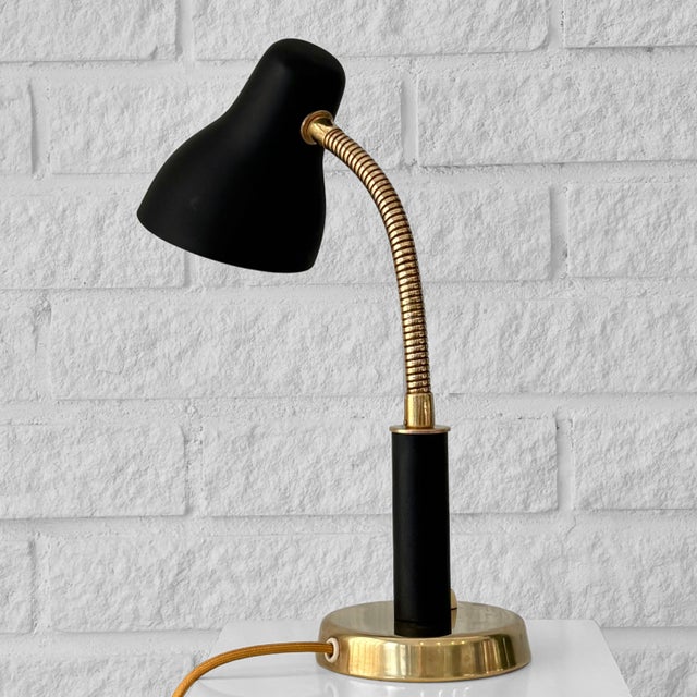 Nordiska Kompaniet Scandinavian Desk Lamp by Bertil Brisborg for Nordiska Kompaniet, 1950s For Sale - Image 4 of 12