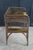 Vintage Wicker Rattan Bookcase Writing Desk & Chair Attributed to Heywood Wakefield For Sale - Image 12 of 13