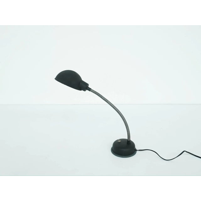 Black Desk Lamp with Articulated Arm, France, 1950s, in Very Good conditions. Designed 1950 to 1959 European Plug (up to...