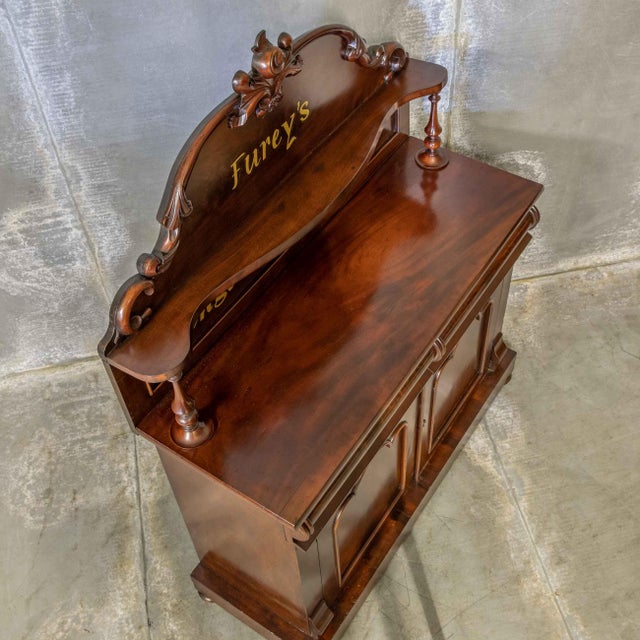 Victorian Mahogany Chiffonier, 1890s For Sale - Image 16 of 17