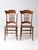 Antique American Victorian Spindle Back Chairs Pair For Sale - Image 4 of 11