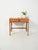 An elegant Scandinavian oak sewing table, designed in the 1960s by Egström & Myrstrand, with clean, measured lines. A...