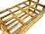 Rustic European Mid Century Burnt Tortoise Bamboo Wine Rack For Sale - Image 3 of 9