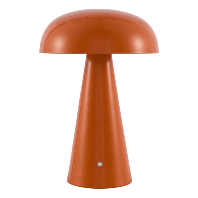 Umbra Accent Table Lamp Orange For Sale