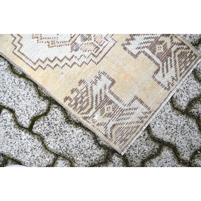 1960s Vintage Turkish Rug For Sale - Image 4 of 6