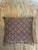 Red Vintage Monumental Kilim Throw Pillow For Sale - Image 8 of 17