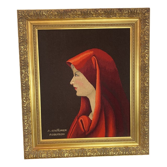 Aubusson Tapestry by Albert Couturier for La Fabiola, 1950s For Sale