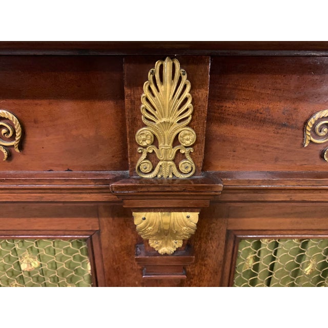 French Empire Mahogany Chiffonier, 1850 For Sale - Image 11 of 17