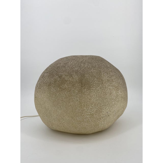 Moon Rock Light Object in Fiberglass attributed to André Cazenave, France, 1960s For Sale - Image 5 of 12