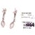 14 Karat White Gold Free Style Diamond Drop / Dangle Earrings For Sale In New York - Image 6 of 9
