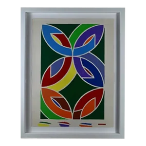 After Frank Stella Lac Laronge Iv, 1969, Acrylic on Woven Paper, 2016