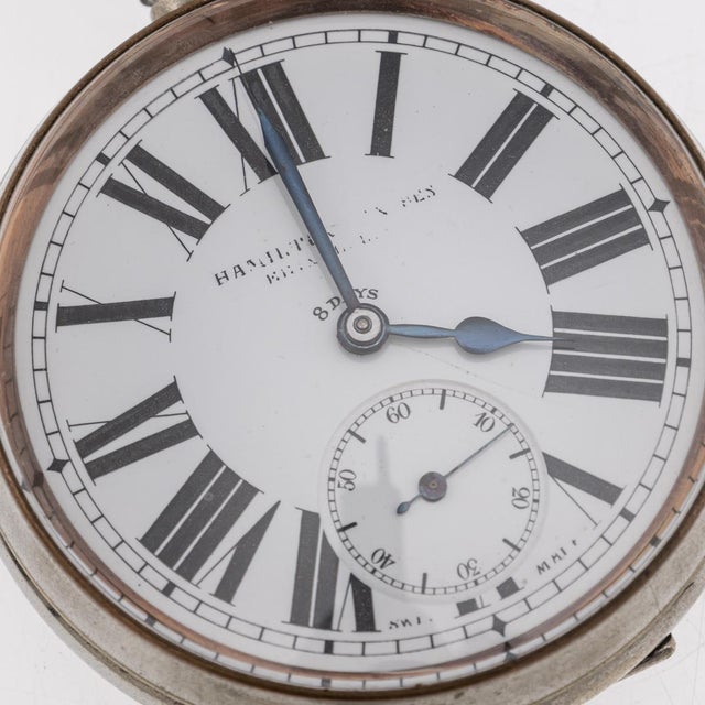 Antique Scottish Silver Clock and Inkwell by Hamilton & Inches, 1903 For Sale - Image 13 of 18