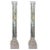 Modern Fantastic Monumental Size Modern Neoclassical Mirrored White Columns - A Pair For Sale - Image 3 of 3