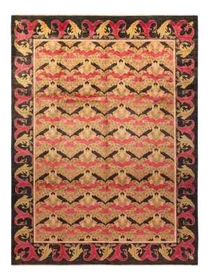 Arts & Crafts, Hand-Knotted Area Rug - 10' 1" X 13' 2"