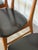 1960s Teak Dining Chairs With Black Leatherette Seats Set of 4 Danish Mid-Century Modern 1960s For Sale - Image 5 of 13