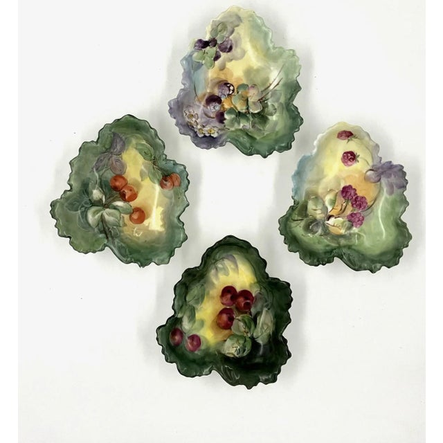 Limoges, France, W.G. & Co., Berry Serving Dishes, Set of 4 Very rare find! These berry serving bowls are a unique shape,...