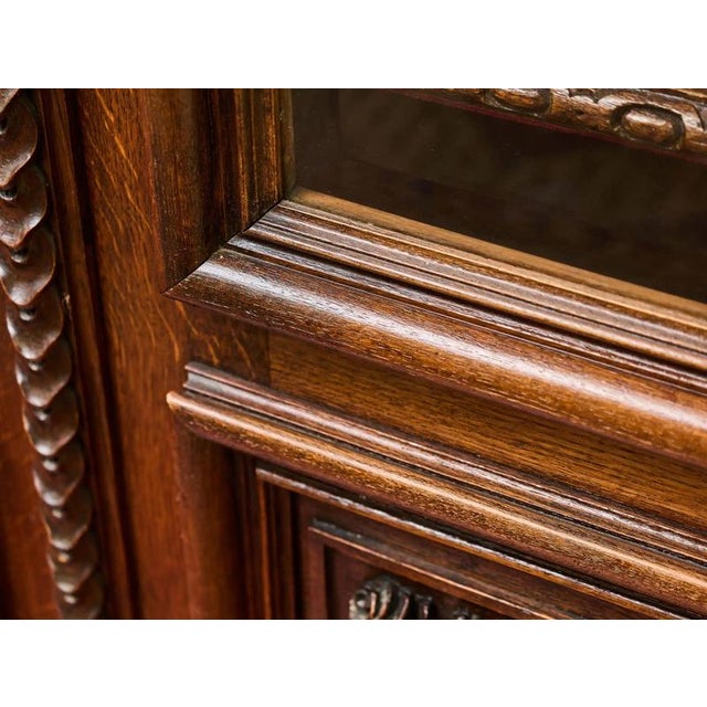 19th Century Renaissance Oak Bookcase For Sale - Image 11 of 13