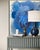 Abstract Blue Textured Wall Art For Sale In Austin - Image 6 of 9