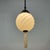Metal Art Deco Opaline Glass and Burnished Brass Pendants, Germany 1930s, Set of 2 For Sale - Image 7 of 17