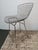 Mid-Century Modern Caged Chrome Metal Bar Stool, in the Style of Bertoia For Sale - Image 3 of 12