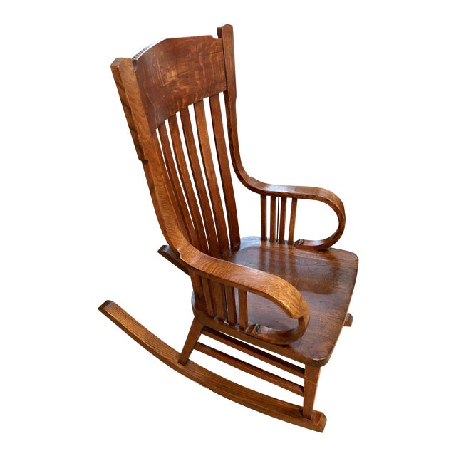 1900s Vintage Mission Style Rocking Chair Chairish