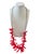 Asian Vintage Natural Red Coral Branch Necklace W/Silver Chain For Sale - Image 3 of 12