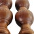 Walnut Baluster Hand Turned Wood Candle Holders 8" Tall Set of 2 For Sale - Image 10 of 12