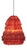 Fran RS Coral Pendant Light by Llot Llov For Sale
