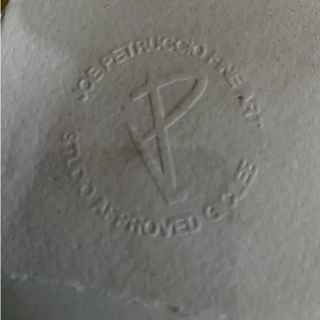 Vintage 1960s Italian Blanc De Chine Geisha Lotus Lamp For Sale - Image 10 of 11