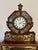 Metal Antique Regency Rosewood Brass Inlaid Mantle Clock, 1820 For Sale - Image 7 of 8
