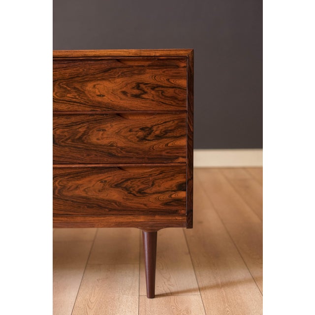 1960s Vintage Rosewood Danish Modern Six Drawer Dresser by Odense Møbelfabrik For Sale - Image 5 of 18
