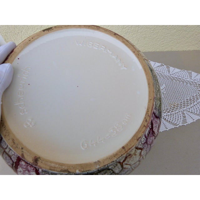Ceramic Large Ceramic Floor Vase from Scheurich, Germany, 1970 For Sale - Image 7 of 10