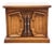Burlington House Pecan Spanish Mediterranean Revival 28" Cabinet Nightstand 80-410 For Sale
