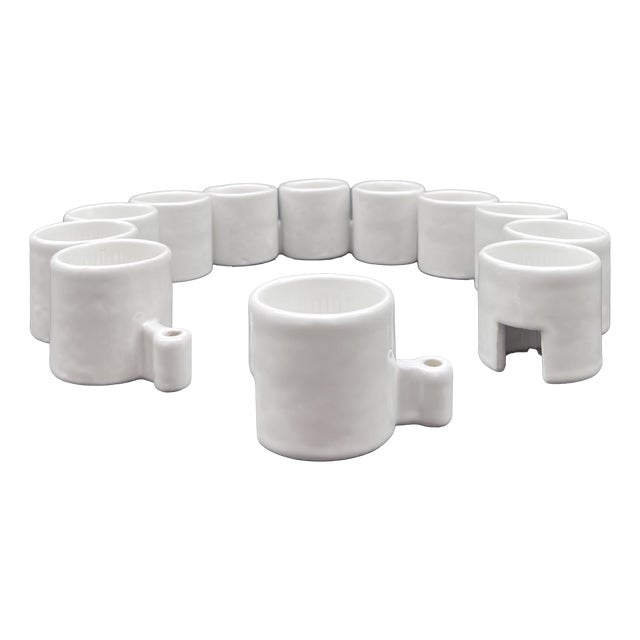 Modular Ehlen Porcelain Sculptures by Ehlén Johansson for Ikea, 1994, Set of 12 For Sale