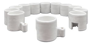 Modular Ehlen Porcelain Sculptures by Ehlén Johansson for Ikea, 1994, Set of 12