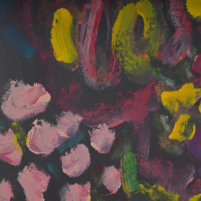 Miklos Nehmeth, Composition, Acrylic on Drawing Paper For Sale - Image 4 of 5