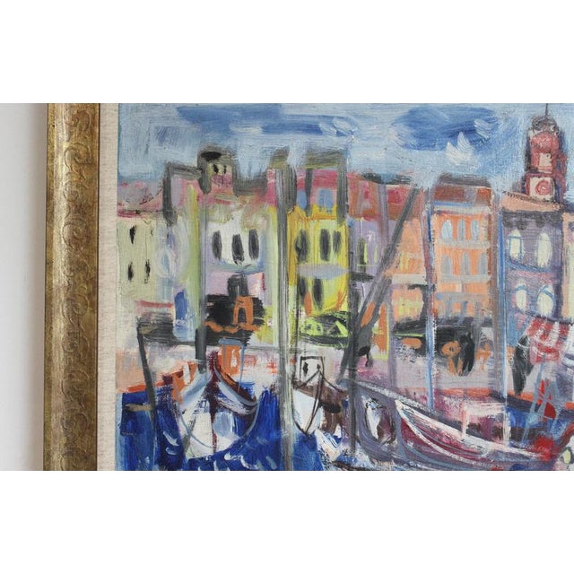 Maurice Empi, Saint Tropez, 1970s, Oil Painting on Canvas, Framed For Sale - Image 7 of 18