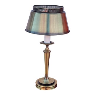 1960s Vintage Desk Lamp With Metal Shade For Sale