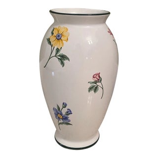 Vintage MCM Tiffany & Co. "Sintra" Porcelain Hp Flower Vase For Sale