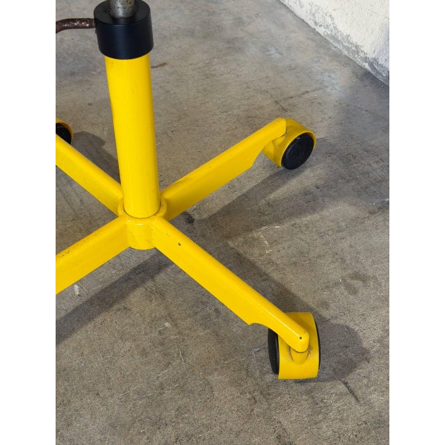 Yellow Yellow Plywood Office Swivel Chair With Metal Base Mid-Century Modern Vintage For Sale - Image 8 of 11