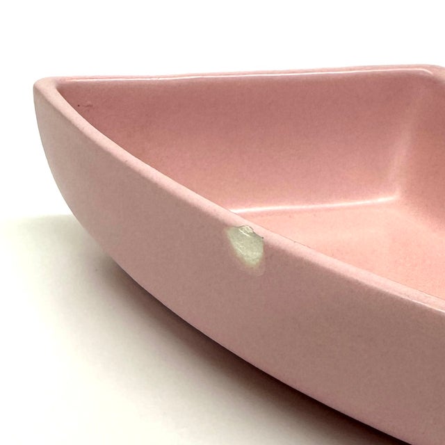 Pink Mid Century Modern Ceramic Serving Dishes - Set of 5 For Sale - Image 12 of 12