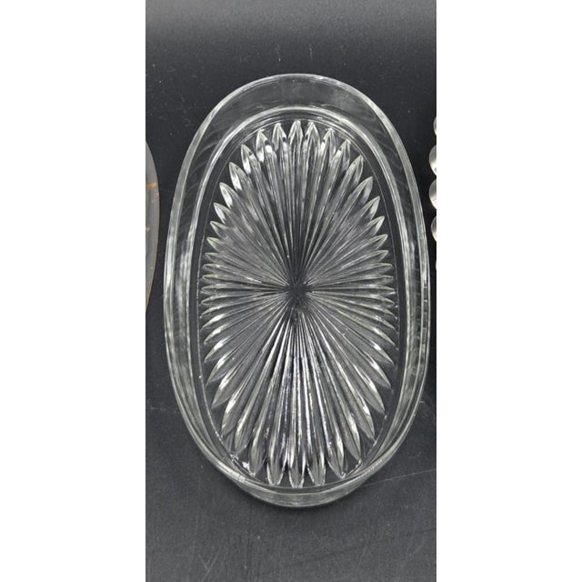 Mid 20th Century Sheffield Victorian Style Silver Plated Spiral Covered Butter Dish W/ Glass Insert For Sale - Image 17 of 18