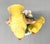 Late 20th Century Vintage Italian Ceramic Yellow Bird Figurine With Applied Flowers and Foliage – Traditional, Cottage For Sale - Image 5 of 14