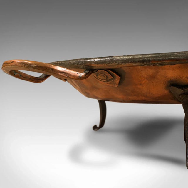 1750s Antique Georgian English Copper Cooking Dish For Sale - Image 6 of 12