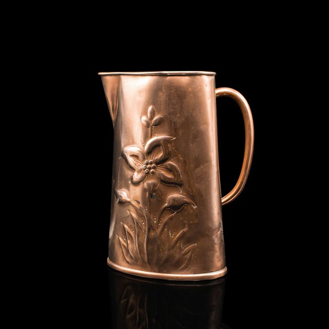 1900s Antique Victorian English Copper Cornish Love Jug For Sale - Image 4 of 11