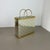 Hollywood Regency Hollywood Regency Bicolor Magazine Holder in the style of Paul Evans, Italy, 1970s For Sale - Image 3 of 16